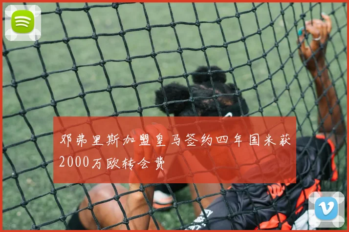 邓弗里斯加盟皇马签约四年国米获2000万欧转会费